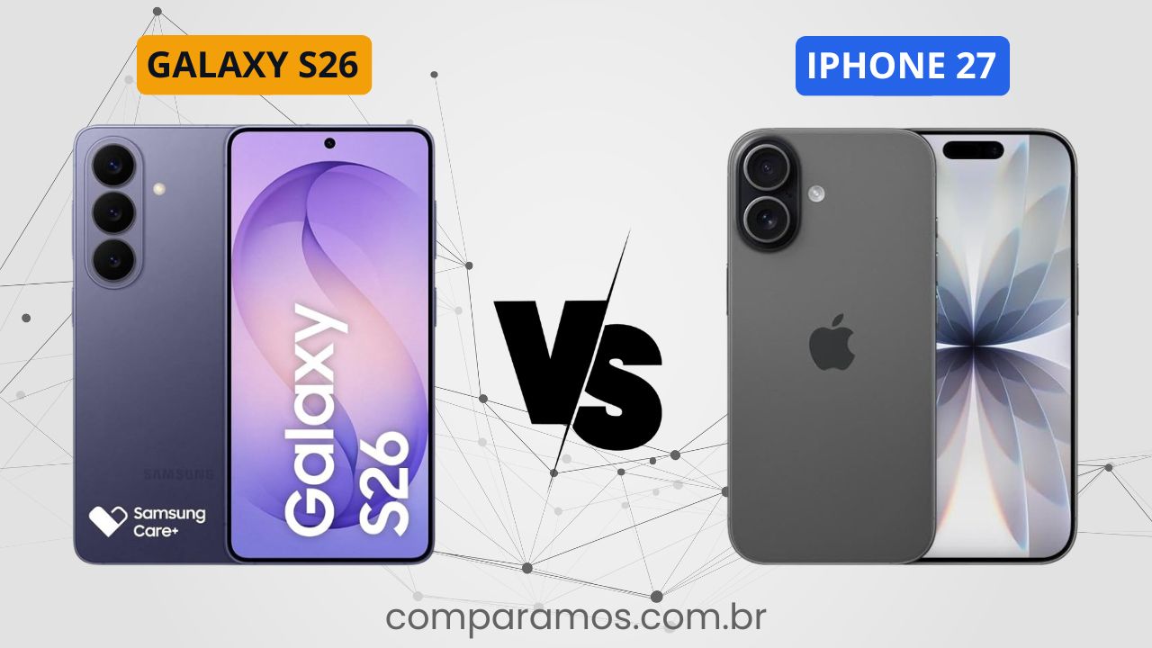 Samsung Galaxy S26 vs iPhone 17: qual celular vale mais a pena?